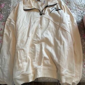 Rhude Off-White Zip-Up Sweater